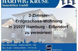 Wohnung mieten in 21077 Eißendorf, Lichtdurchflutetes Wohnen: 2-Zimmer-EG-Wohnung mit Balkon in HH-Eißendorf