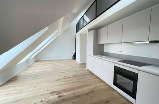 Wohnung mieten in Anton-Saefkow-Straße 36, 10407 Prenzlauer Berg, Dachgeschosswohnung mit Dachterrasse und Einbauküche