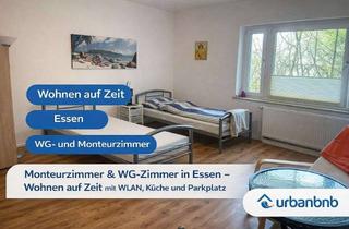 WG-Zimmer mieten in Barbarakirchgang, 45139 Ostviertel, Funktionales WG- und Monteurzimmer mit TV, WLAN, Kochmöglichkeit, Kühlschrank und Gemein