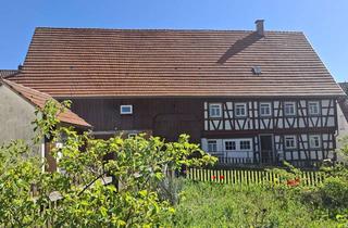Haus kaufen in 74417 Gschwend, Freistehendes Wohnhaus mit 2 Wohnungen und Nebengebäuden