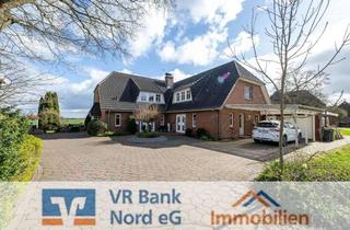 Haus kaufen in 25920 Risum-Lindholm, Zweifamilienhaus mit Garage auf einmaligem Grundstück in erstklassiger Lage