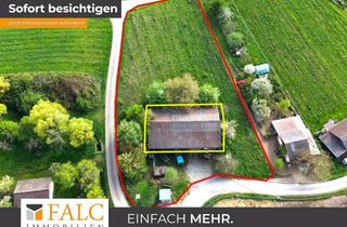 Gewerbeimmobilie kaufen in 74245 Löwenstein, Lager gesucht? Ideale Maschinen- und Gerätehalle in Löwenstein mit Freifläche! - FALC Immobilien