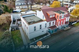 Anlageobjekt in 39418 Staßfurt, Wohn- & Geschäftsanwesen mit Therapiepool: sanierter Altbau, Neubau-Anbau & Bungalow (2016)