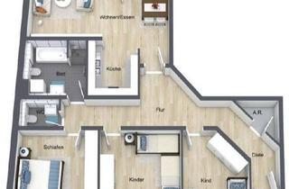 Wohnung kaufen in Wolfringstr. 14, 90765 Poppenreuth, Familienfreundliche 4-Zimmer-Wohnung mit Balkon und moderner Raumaufteilung