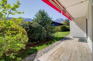 Wohnung kaufen in 82467 Garmisch-Partenkirchen, Lichtdurchflutete Terrassenwohnung in bester Lage von Garmisch – zwei Terrassen mit Zugspitzblick