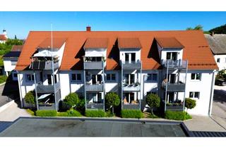 Wohnung kaufen in Hauptstr. 46, 89185 Hüttisheim, Solide Kapitalanlage: Vermietete 3-Zimmer-Wohnung (ca. 89 m²) im EG – barrierefrei & Balkon