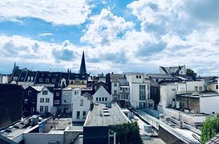 Wohnung mieten in Friedrichstraße 22, 53111 Bonn, Bonn-Zentrum: 2-Zimmer-Wohnung mit Dachterrasse & Panoramablick - möbliert, 1A-Lage