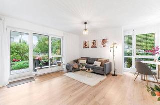 Wohnung kaufen in 89081 Ulm, Ulm - Bezugsfrei: frisch renovierte 3-Zi.-Wohnung in Ulm-Lehr mit Terrasse und Garten