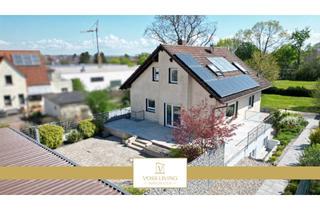 Einfamilienhaus kaufen in 61206 Wöllstadt, Wöllstadt - Einfamilienhaus mit ELW + genehmigter Gewerbefläche mit 4 Garagen, Traumgarten + großen Terrassen