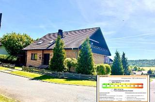 Einfamilienhaus kaufen in 34593 Knüllwald, Knüllwald - Großes EFH mit PV-Anlage, sep. Wohnbereich im OG, Wärmep., Pool.