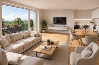 Wohnung kaufen in Leinzeller Straße, 73571 Göggingen, 10% Rabatt bis August! Neubauprojekt „Panoramablick“ 3,5 Zi. Wohnung mit Balkon / Aufzug & TG