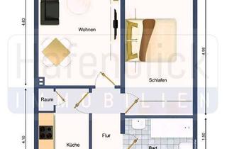 Wohnung kaufen in 23879 Mölln, Kapitalanleger aufgepasst ! Solide 2 Zi Wohnung mit Balkon in Mölln