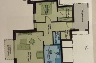 Wohnung kaufen in Hauptstrasse 61, 25899 Niebüll, 3 Zimmer Wohnung mit 2 Terrassen in super zentraler Lage in Niebüll