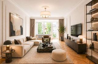 Wohnung kaufen in 40239 Düsseltal, Eleganter Altbauklassiker im Zooviertel mit hohen Decken, großzügiger Aufteilung & Aufzug