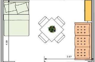 Wohnung mieten in Gartenstrasse 88, 88212 Ravensburg, 1-Zimmer Appartement mit überdachter Loggia und Tiefgarage Nähe Oberschwabenklinikum
