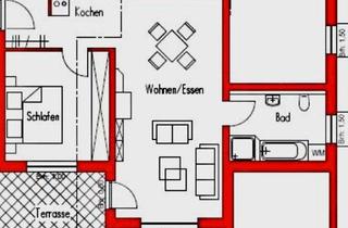 Wohnung mieten in 74360 Ilsfeld, 2 ZKB Terrasse, verkehrsgünstig dennoch ruhig
