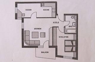Wohnung mieten in Kirchheimer Str., 73110 Hattenhofen, Helle 2,5 Zimmerwohnung zu vermieten - 1. Stock