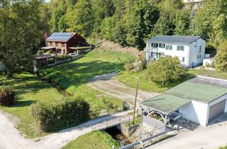 Grundstück zu kaufen in 84453 Mühldorf, ... AIGNER - für EFH oder DH: unbebautes Bachlaufgrundstück in ruhiger Lage mit Fernblick ...
