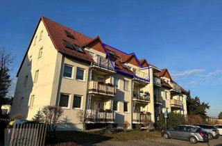 Wohnung mieten in Am Kalkberg 118, 01591 Riesa, ***HELLE MAISONETTEWOHNUNG MIT BALKON*** individuellem Grundriss und Dachschrägen – Wohncharakter mit Flair in Riesa