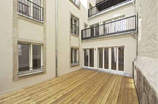 Wohnung kaufen in 01187 Plauen, Wohntraum hinter historischen Mauern * 4 Zimmer ETW * große Terrasse * Bienertmühle-Dresden Plauen