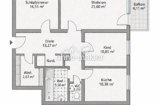Wohnung mieten in 71522 Backnang, PROVISIONSFREI ZU VERMIETEN 3-Zimmer-Wohnung in TOP-Lage in 71522 Backnang