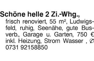 Wohnung mieten in 89231 Ludwigsfeld, Schöne helle 2 Zi. Whg
