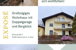 Einfamilienhaus kaufen in 93453 Neukirchen, Neukirchen bei Heiligen Blut - Wohnhaus mit Doppelgarage