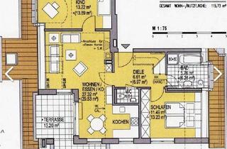 Wohnung mieten in 80999 Allach-Untermenzing, Wunderschöne 3-Zimmer-Wohnung in Allach mit Dachterrasse im Tausch gegen 1-2 ZKB in München