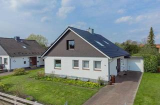 Einfamilienhaus kaufen in 24782 Büdelsdorf, Gepflegtes Einfamilienhaus mit Keller u. Garage in ruhiger, familienfreundlicher Lage von Büdelsdorf