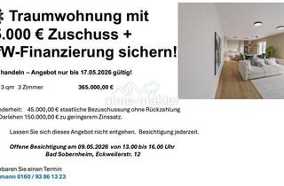 Wohnung kaufen in Eckweilerstr. 12, 55566 Bad Sobernheim, ? Traumwohnung mit 45.000 € Zuschuss + KfW-Finanzierung sichern!