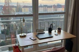 Wohnung mieten in Tußmannstraße 46, 40477 Pempelfort, Provisionsfrei: 3,5-Zimmer-105 qm DG-Wohnung über 2 Etagen mit Balkon in Düsseldorf Pempellfort