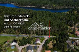 Immobilie kaufen in 16775 Menz, 1.254 m² Baugrundstück nahe Stechlinsee – teilbar , ruhige Lage (provisionsfrei)