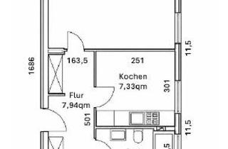 Wohnung kaufen in 38120 Braunschweig, Braunschweig - Modernisierte 2-Zimmer-Wohnung mit Balkon