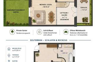 Loft kaufen in 04103 Zentrum-Südost, knapp 100 m² Maisonette-Loftwohnung mit privatem Garten & Terrasse in Toplage