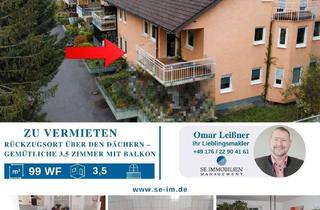 Wohnung mieten in 75223 Niefern-Öschelbronn, Rückzugsort über den Dächern – Gemütliche 3,5 Zimmer mit Balkon (Niefern-Vorort)