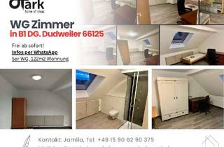 WG-Zimmer mieten in Bahnhofstraße, 66125 Saarbrücken, A large shared room for rent! Available from 01.05.2026! Available now In Dudweiler PLZ 66125