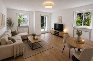 Wohnung kaufen in 82152 Planegg, Frisch renovierte 2-Zi. EG-Wohnung mit Süd-West-Terrasse & Garten in ruhiger Bestlage von Planegg.