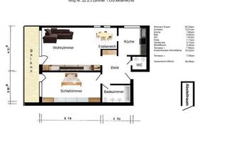 Wohnung mieten in Rebstockweg, 79112 Tiengen, Moderne, lichtdurchflutete, ruhige 2,5 Zimmer Whg. mit Terrasse im Südwesten Freiburgs