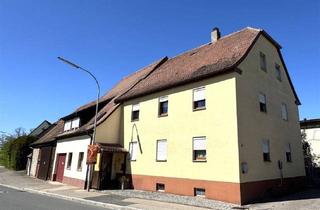 Haus kaufen in 91578 Leutershausen, Leutershausen - Zweifamilienhaus mit Scheune, Schuppen Garage und idyllischem Garten