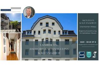 Wohnung kaufen in 50679 Deutz, Altbau-Rarität im beliebten Deutz