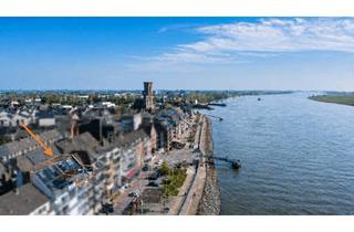 Wohnung kaufen in 46446 Emmerich, über den Dächern der Rheinpromenade: Traum-Maisonette-Wohnung mit Rheinblick, Balkon & Dachterrasse