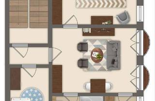 Wohnung kaufen in 97855 Triefenstein, Kernsanierte Einheit im historischen Altort von Lengfurt – 3-Zimmer-Kapitalanlage mit Garage