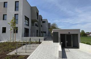Wohnung mieten in 85221 Dachau, EG Wohnung im Neubau KFW 55 mit kleinem Garten - A+ - Glasfaser - 2 TG Stellplätze