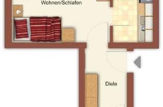Sozialwohnungen mieten in Buscher Straße 32, 41065 Mönchengladbach, Demnächst frei! 1-Zimmer-Wohnung in Mönchengladbach Hermges - Nur mit WBS ab 50 Jahren