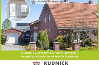 Doppelhaushälfte kaufen in 31515 Wunstorf, RUDNICK bietet STADTLAGE MIT CHARAKTER – Doppelhaushälfte in der Wunstorfer Nordstadt!