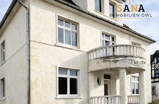Villa kaufen in 32549 Bad Oeynhausen, Altbau-Stadtvilla auf 706 m² mit 3 Wohneinheiten – mit großem Entwicklungspotenzial