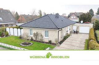 Haus kaufen in 26759 Hinte, Hinte: Modernisierter 5-Zimmer-Bungalow mit Garage, überdachter Terrasse, Garten und Ausbaureserve