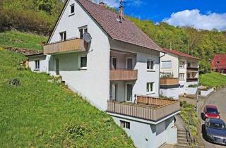Haus kaufen in 74861 Neudenau, Renovierungsbedürftiges Zweifamilienhaus mit Garage in ruhiger Hanglage