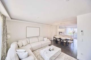 Haus mieten in 80637 Neuhausen-Nymphenburg, Luxus Designer-Reihenhaus in Nymphenburg – möbliertes Wohnen auf Zeit mit Terrasse & 2 Balkonen