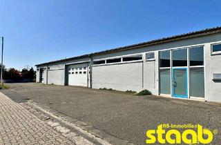 Gewerbeimmobilie mieten in 63811 Stockstadt, GROßES GEWERBEGRUNDSTÜCK MIT MONTAGE- UND LAGERHALLEN SOWIE VERKAUFS-/BÜRO-/SOZIALRÄUMEN